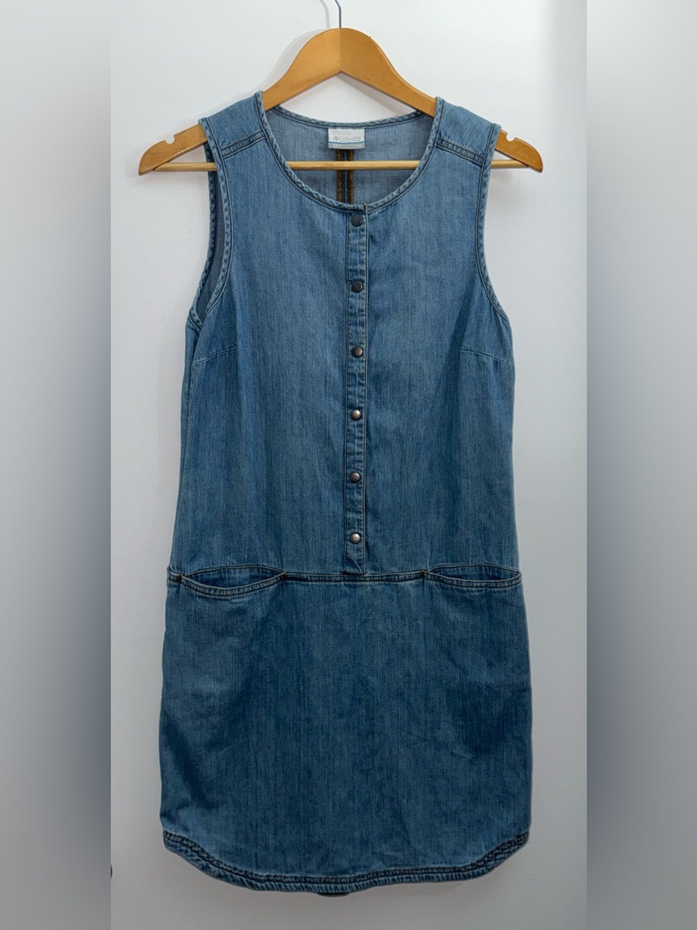 Columbia Sleeveless Soft Denim Dress Size XS - Blue